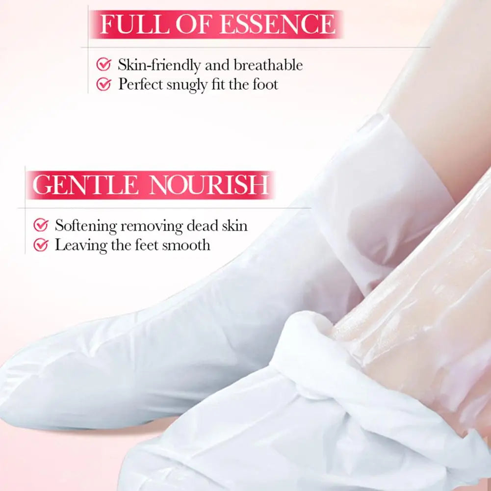 Rose Exfoliating Foot Mask – Moisturizing & Smoothing Socks