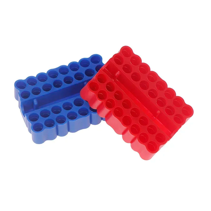 2-Pack 32-Hole Bit Organizer – 1/4" Hex Shank Storage Case