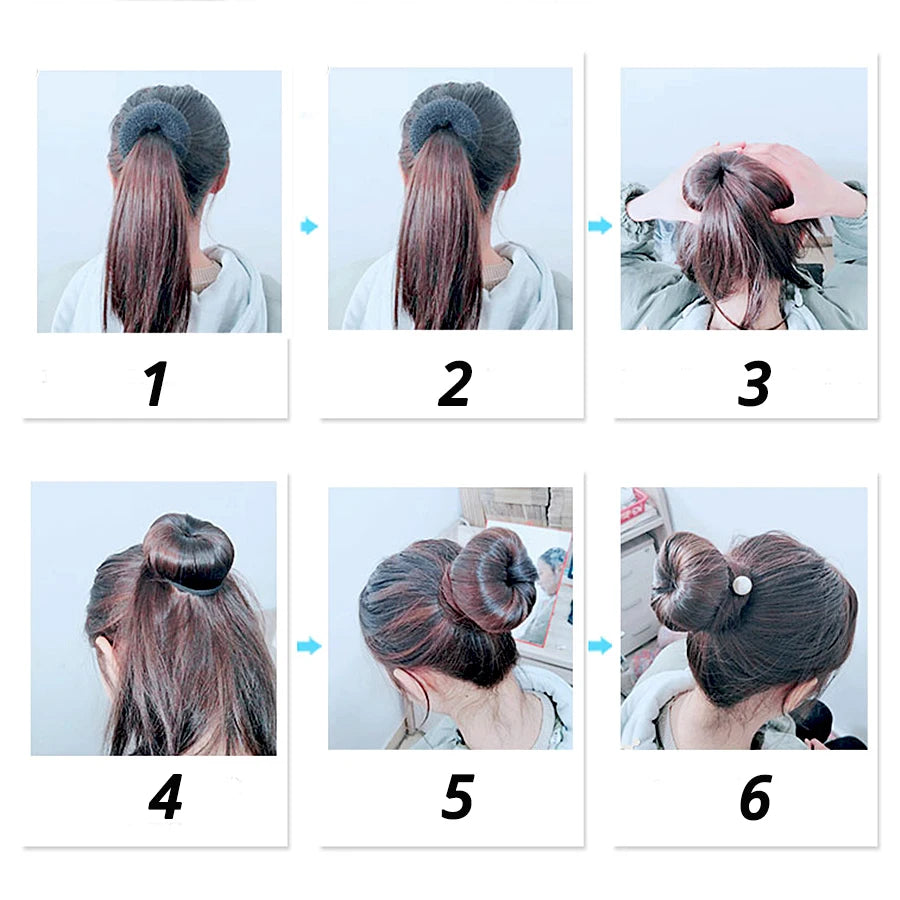 Professional Hair Bun Donut Women Elegance Donut Shape Hairstyle Bun Filler Hair For Girls Hair Accessories Peaceful Pleasures Health and Wellness