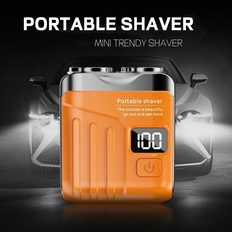 XMSJ Mini Rechargeable Electric Shaver Dual Head Waterproof