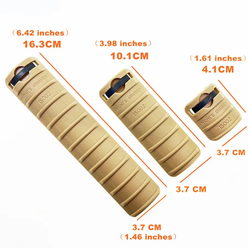 5pcs KAC Rail Cover Handguard Protector Panel-Durable Nylon Material,Easy Attachment to Rails,For hunting,Toy Gun Accessories Peaceful Pleasures Health and Wellness