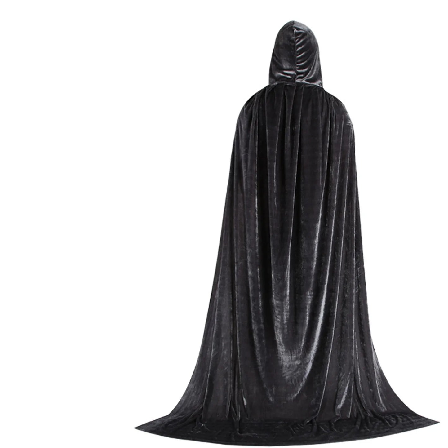Medieval Hooded Cape Cloak – Unisex Halloween Mage Wicca Robe