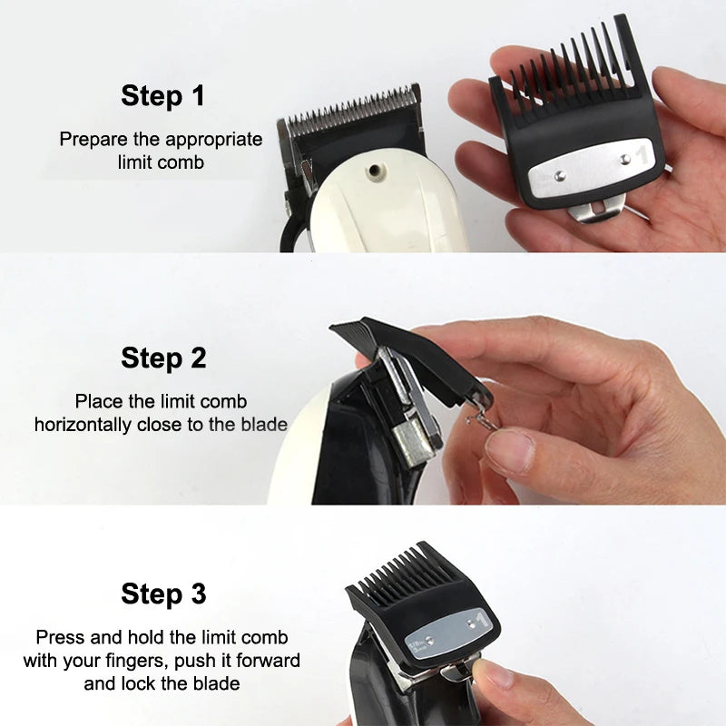 Universal Hair Clipper Guard Combs 2-Pack | Trimmer Attachment