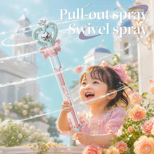 Magic Fairy Wand Water Gun Sparkling Summer Play Toy Birthday Battle Peaceful Pleasures Health and Wellness