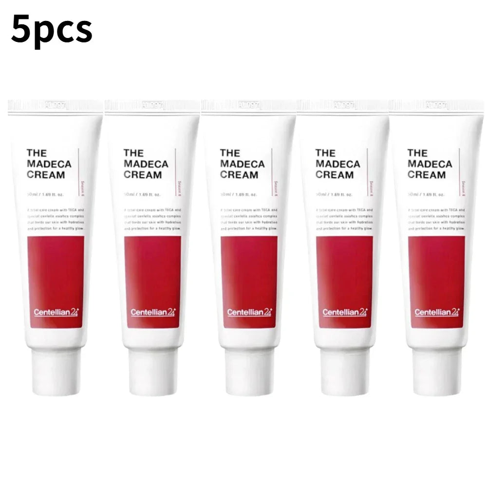 Korean 6th Generation Centellian 24 The Madeca Cream Active Whitening Antioxidant Moisturizer Fade Fine Line Hydrating Skin Care Peaceful Pleasures Health and Wellness 50ml 5pcs