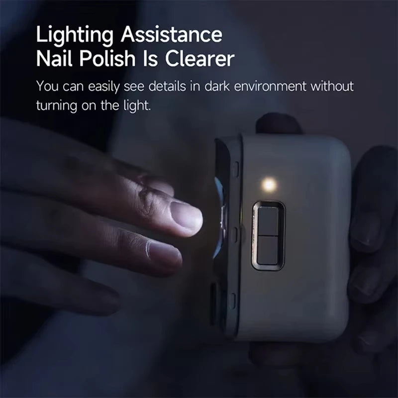 Fully Automatic Electric Nail Clipper USB Rechargeable Portable Mini Safe Trimming Polish Manicure Tool for Adult Baby Peaceful Pleasures Health and Wellness