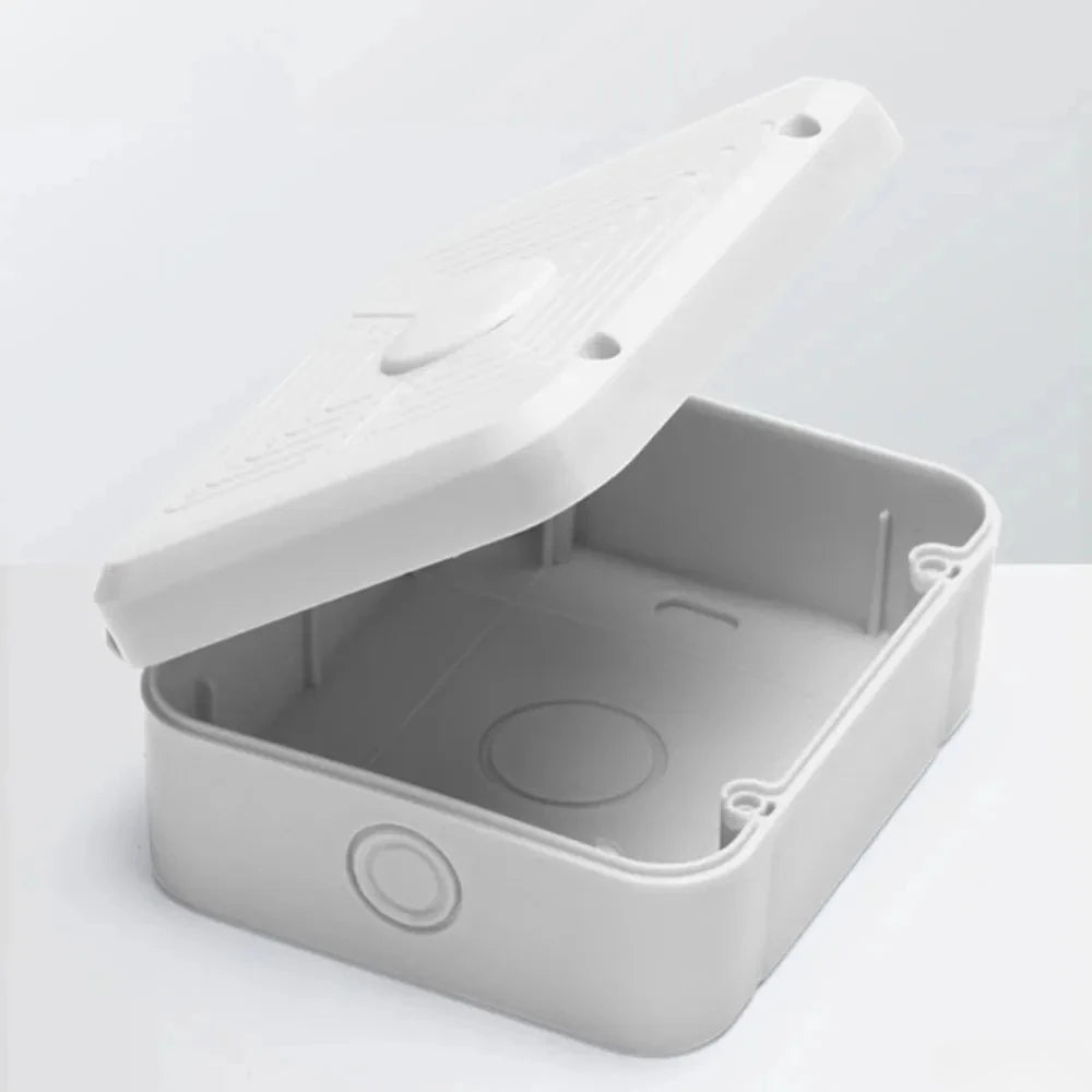 Waterproof Junction Box For CCTV Camera Video Wire Box Power Supply Cable Box Outdoor Electronic Camera Protection Box White Peaceful Pleasures Health and Wellness