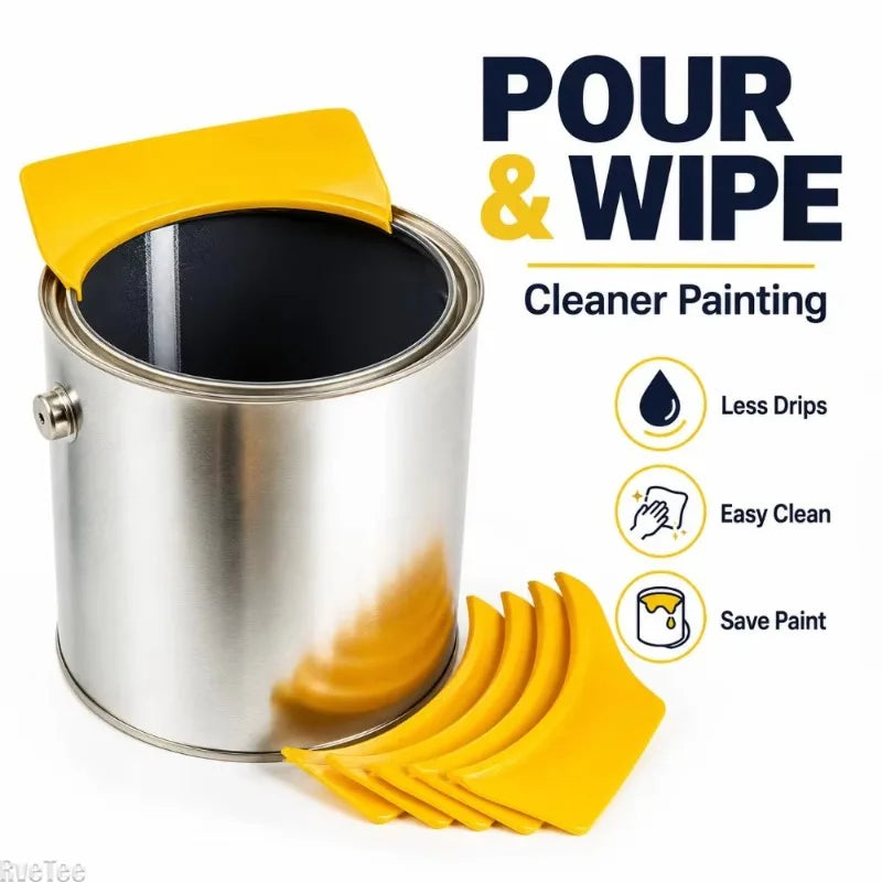 Reusable Paint Pouring Spout for Gallon Cans – 1–10 Pack