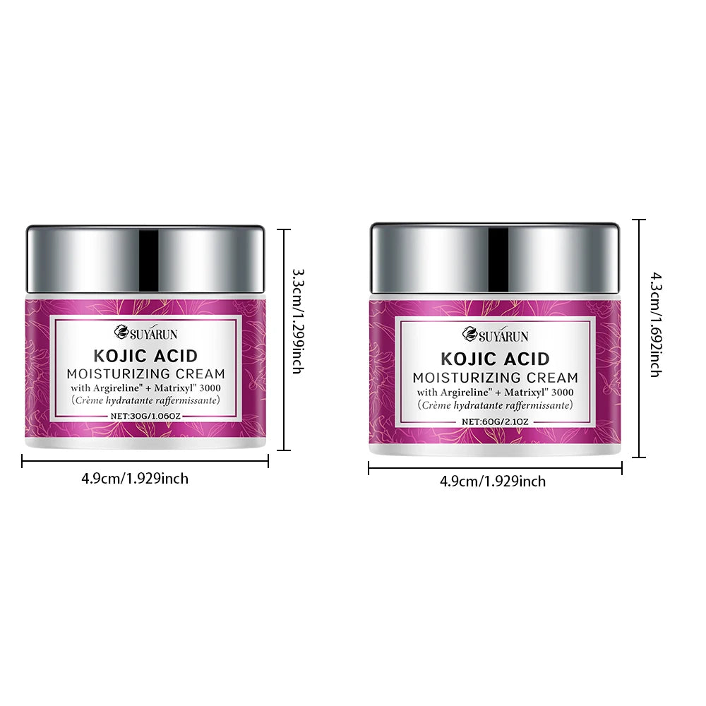 SUYARUN Advanced Vitamin C Kojic Acid Collagen Face Cream - Brightening Anti-Aging Moisturizer for Glowing Skin Peaceful Pleasures Health and Wellness
