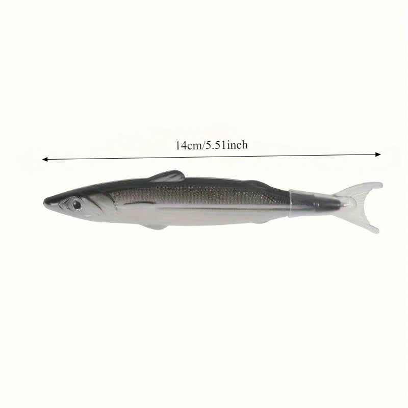 Funny Fish-Shaped Ballpoint Pens 2 Pack | Novelty Gift Set