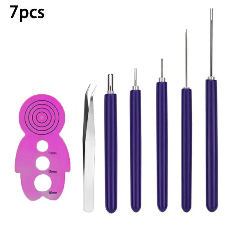 Paper Quilling Tools Kit Sets Art Crafts Scrapbooking Handmade Crafts Paper Decoration Tool Quilling Kits Slotted Needle Tools Peaceful Pleasures Health and Wellness style 5