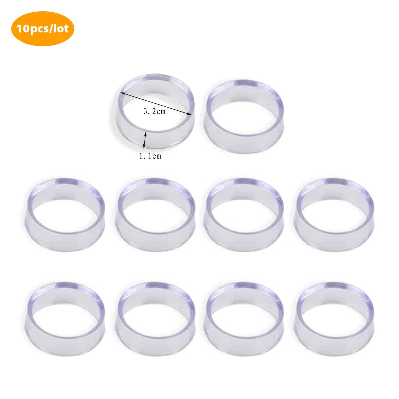 Acrylic Crystal Ball Display Stand | Clear Sphere Holder Base Display Stand Peaceful Pleasures Health and Wellness 10pcs 1