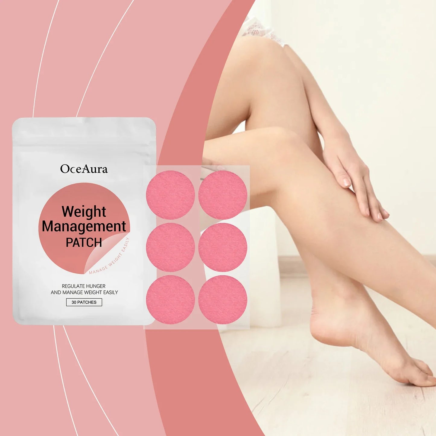 OceAura Slimming Patches – Metabolism & Appetite Support 30pk