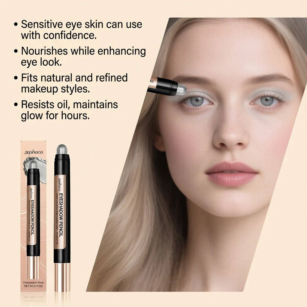 Pearl Eyeshadow Stick Champagne Silver – Shimmer & Silky