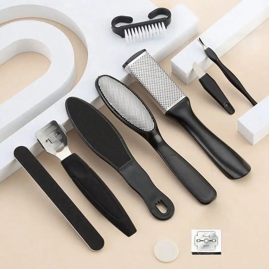 10-Piece Foot Care Tool Set – File, Scraper & Callus Remover Foot Care Kit Peaceful Pleasures Health and Wellness 10pcs
