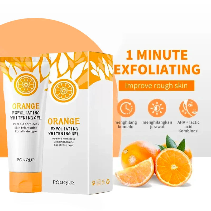 LUXURYTO Orange Exfoliating Peeling Gel – Brightening Scrub 50g