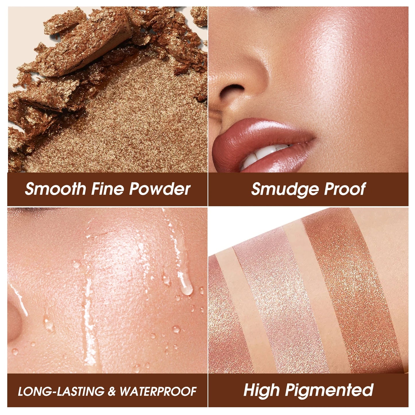 Highlighting and Contouring Palette 5 Colours All-in-One Makeup Palette Stereoscopic Natural Highlighting Makeup Palette Peaceful Pleasures Health and Wellness