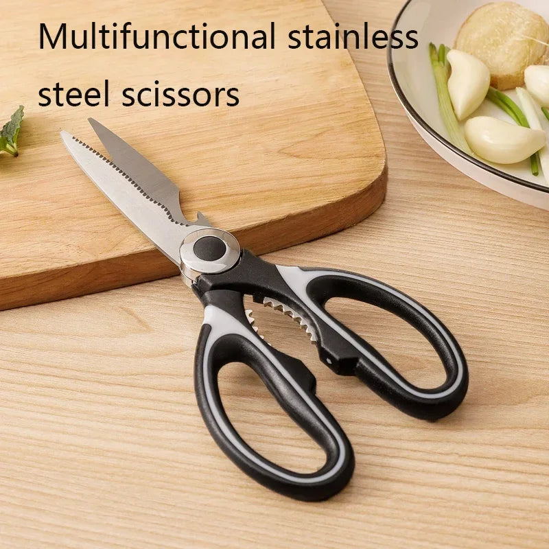 Stainless Steel Multifunctional Kitchen Scissors & Meat Shears Kitchen Shears Peaceful Pleasures Health and Wellness