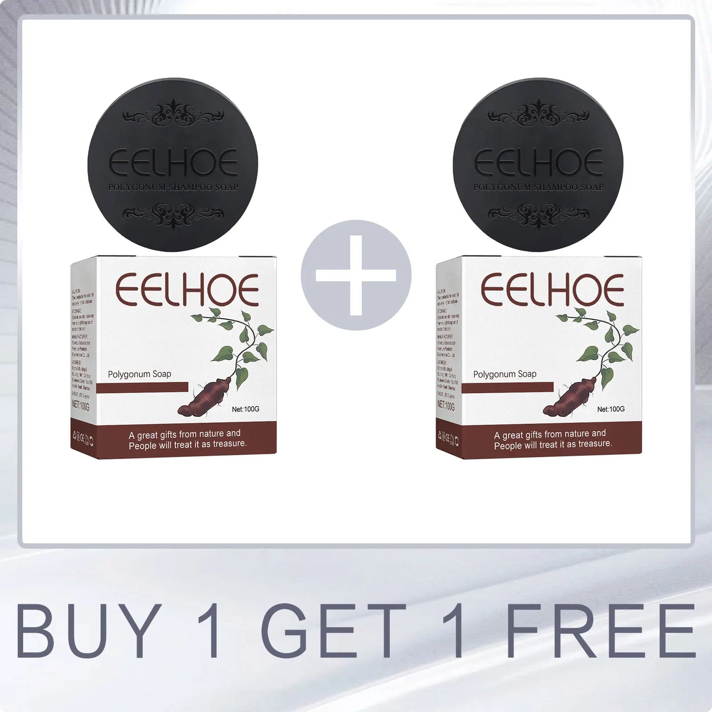 EELHOE Polygonum Multiflorum Ginseng Shampoo Soap – Gray Hair