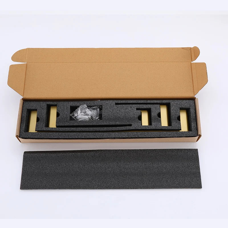 Brushed Gold Bathroom Accessories Set – Towel Bar, Hooks & Holder