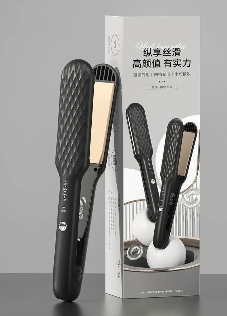3D Hair Crimper Iron – Volumizing Corn Wave Styling Tool