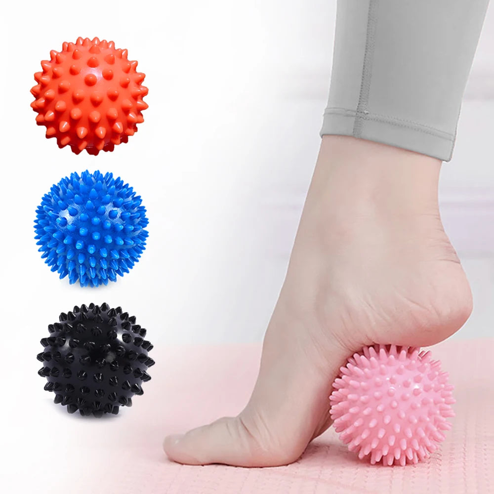 Hedgehog Massage Ball Yoga Fascia Ball Sports Fitness Muscle Relaxation Massage Stick Shoulder Neck Leg Sole Meridian Ball Peaceful Pleasures Health and Wellness