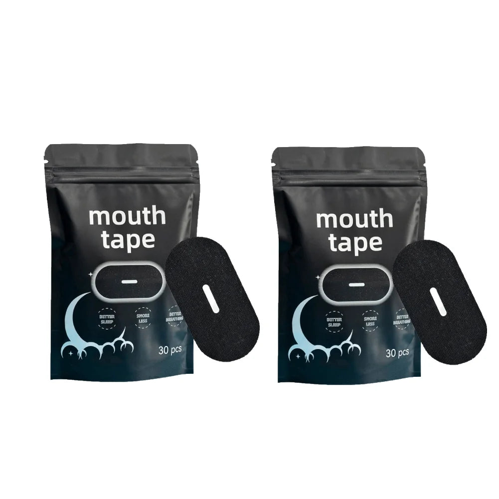 Anti-Snoring Mouth Tape Sleep Strips – 30 Pcs Breathable & Gentle Sleep & Snoring Aids Peaceful Pleasures Health and Wellness B