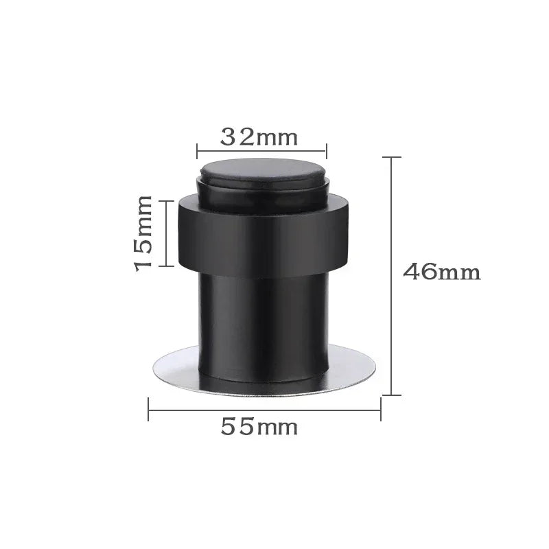 Heavy Duty Stainless Steel Floor Door Stopper – Anti-Slip