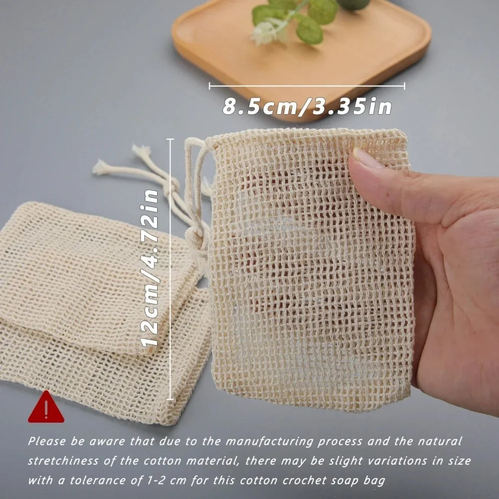 Natural Sisal Soap Bag – Exfoliating Bath Pouch & Foaming Net
