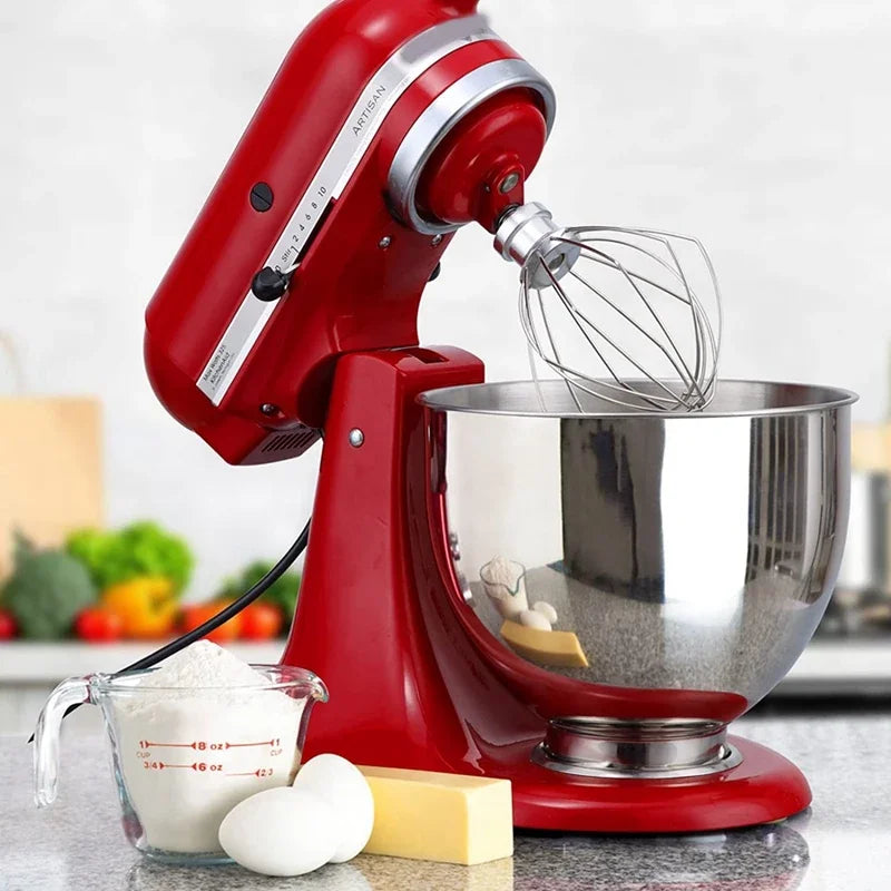 Stainless Steel Mixer Bowl for KitchenAid 4.5–5 Qt Tilt-Head Stand Mixers – Dishwasher Safe Peaceful Pleasures Health and Wellness