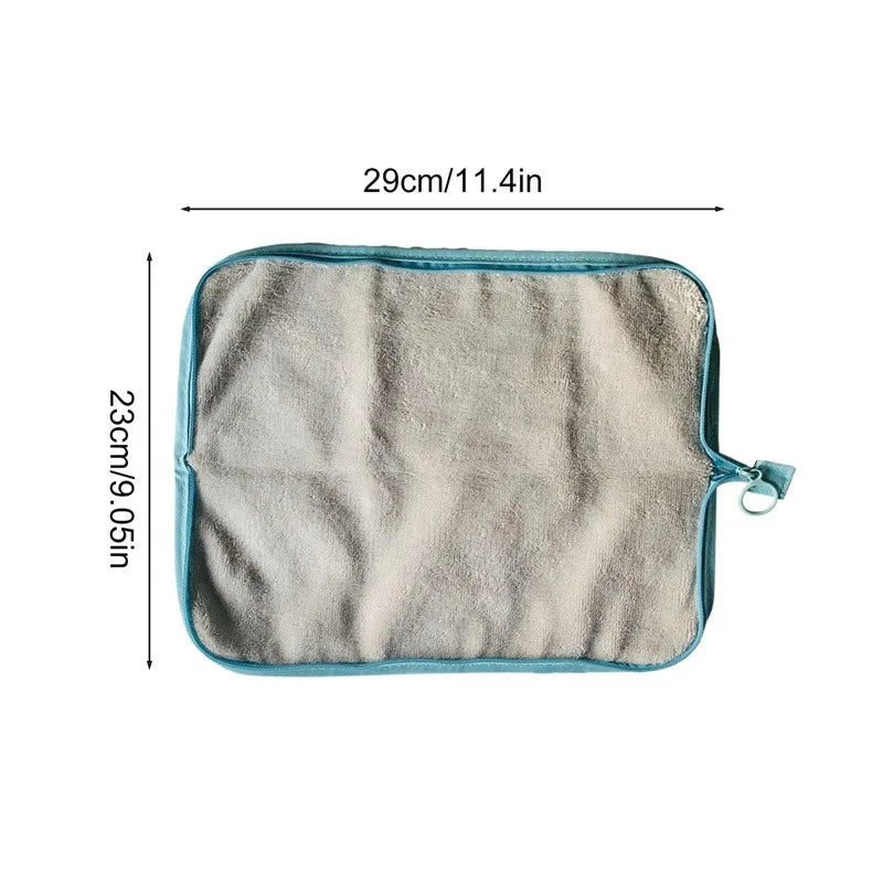 Waterproof Wet Umbrella Bag Foldable Absorbent Pouch for Travel Car Home Camping Rainy Day Dry Storage Organizer Peaceful Pleasures Health and Wellness