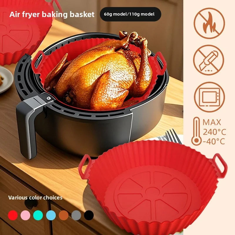Silicone Baking Pans Set, Air Fryer Accessories for Cake Decorating, Muffin Molds, Kitchen Utensils & Gadgets, Aerogrill Peaceful Pleasures Health and Wellness