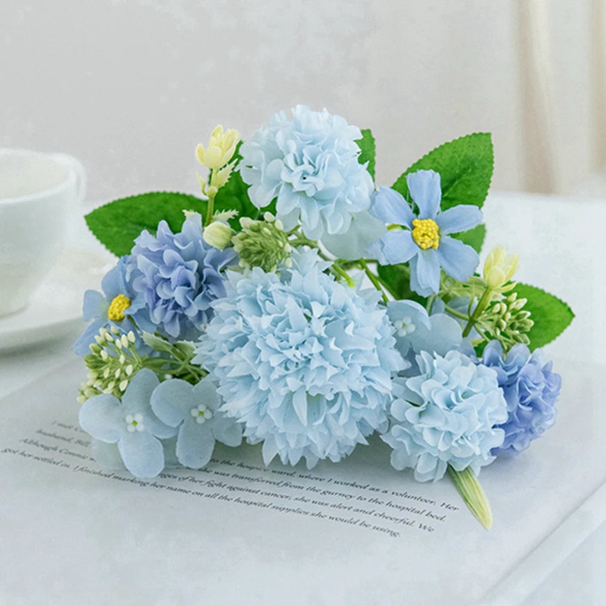 Silk Artificial Chrysanthemum Ball Flowers | Wedding & Home Decor