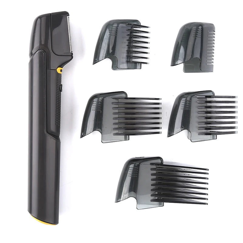 Wireless waterproof body shaving kit with USB charging, hair washing device, built-in extension handle, for home use Peaceful Pleasures Health and Wellness GRAY