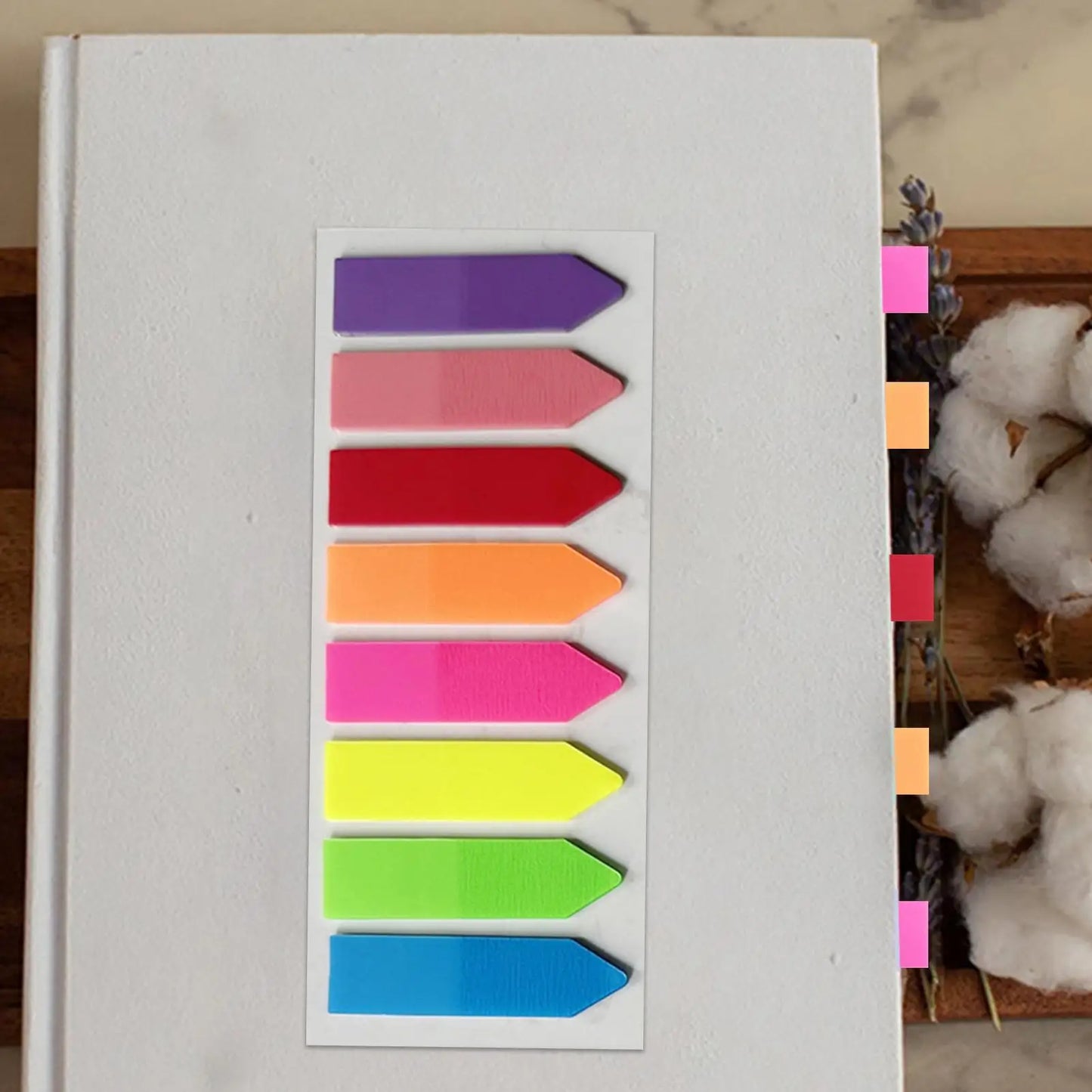 Multicolor Sticky Page Marker Tabs – Writable Index Flags