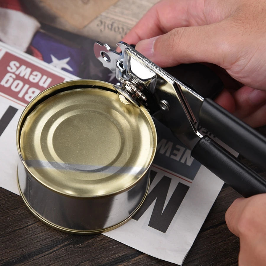 Stainless Steel Manual Can Opener & Bottle Opener | Kitchen Tool