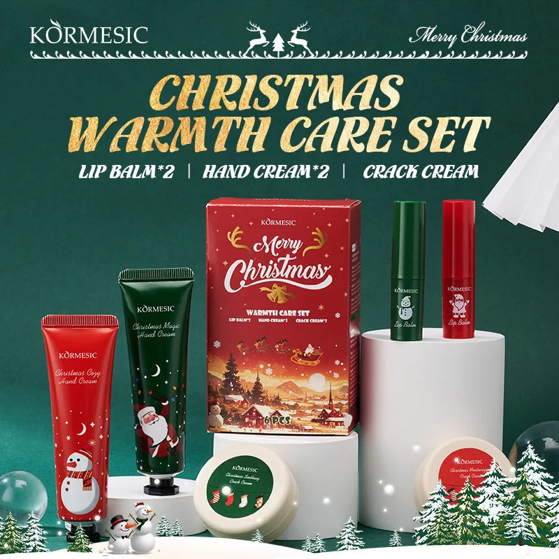 Christmas Hydrating Body Care Gift Set – Hand, Lip, Foot & Body