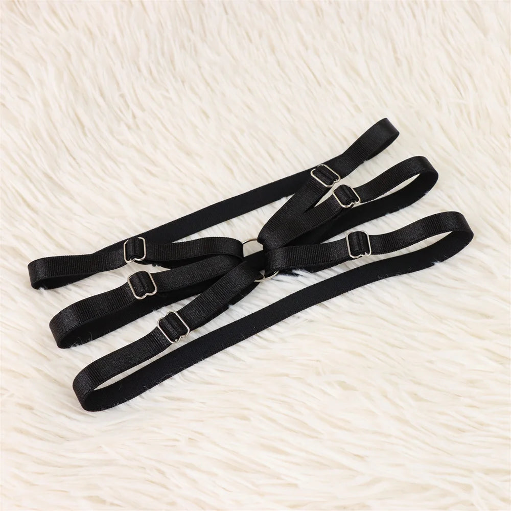 Sexy Cosplay Harajuku Goth Elastic Band Leg Thigh Chain Women Wedding