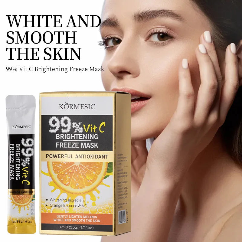 Orange Vitamin C Collagen Brightening Face Mask – Anti-Aging