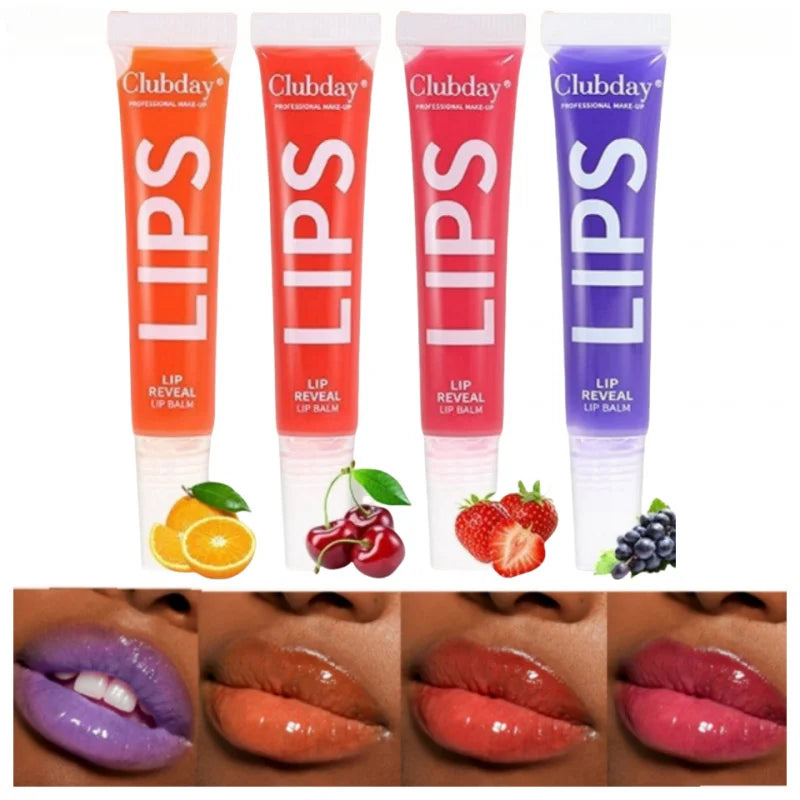 9pcs Gifts for Women Makeup Moisturizing Mirror Fruit Lip Oil Natural Water Gloss Lip Gloss Ball Exaggerated Colors Peaceful Pleasures Health and Wellness