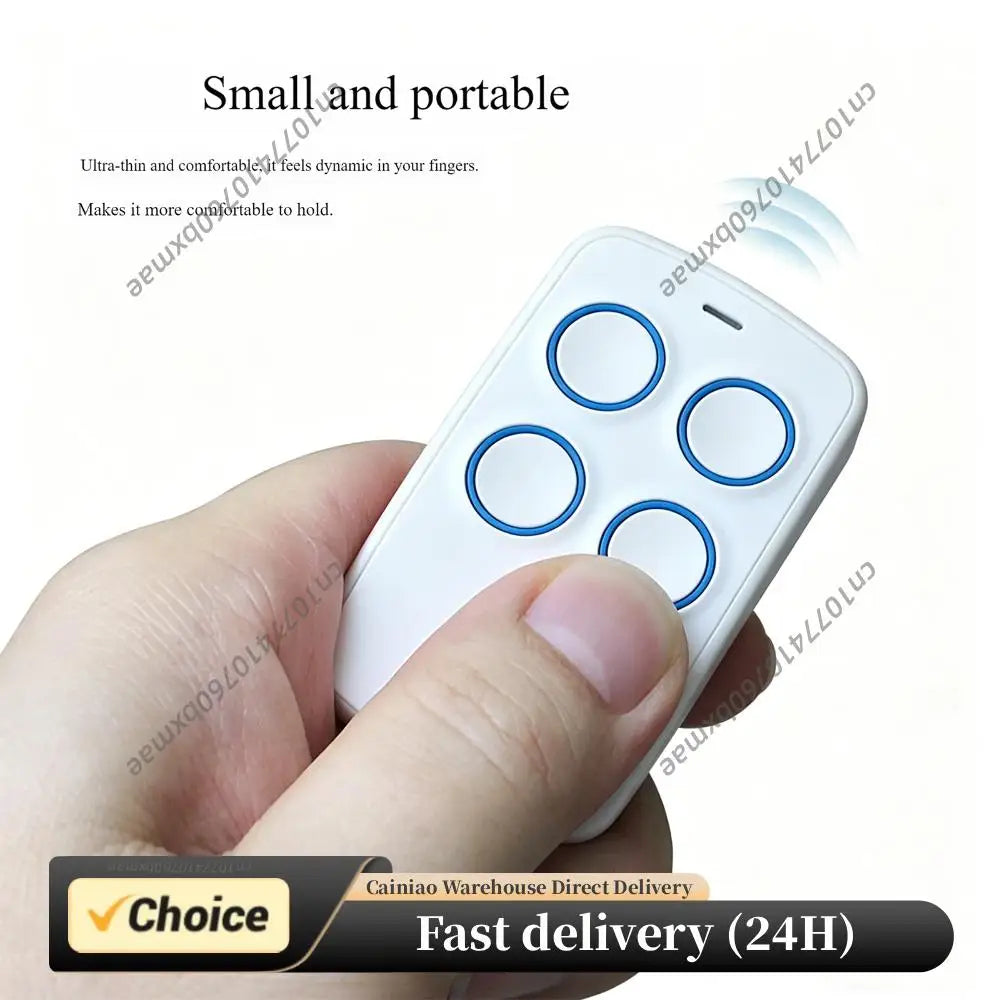 433 MHz Garage Door Openers 4-Buttons Universal Replacement Garage Door Opener for Domestic Tubular Motor External Peaceful Pleasures Health and Wellness