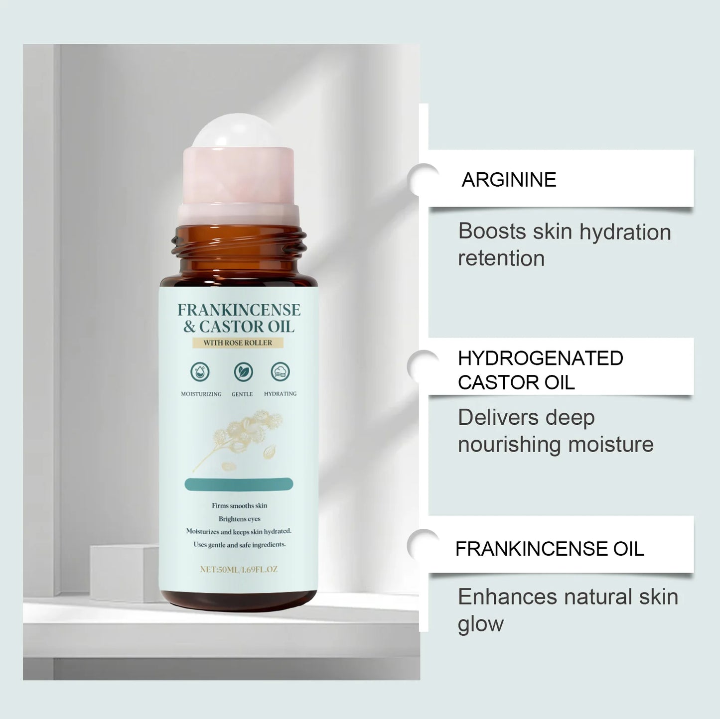 Frankincense & Castor Oil Rollerball – Soothing Roll-On Body Oil
