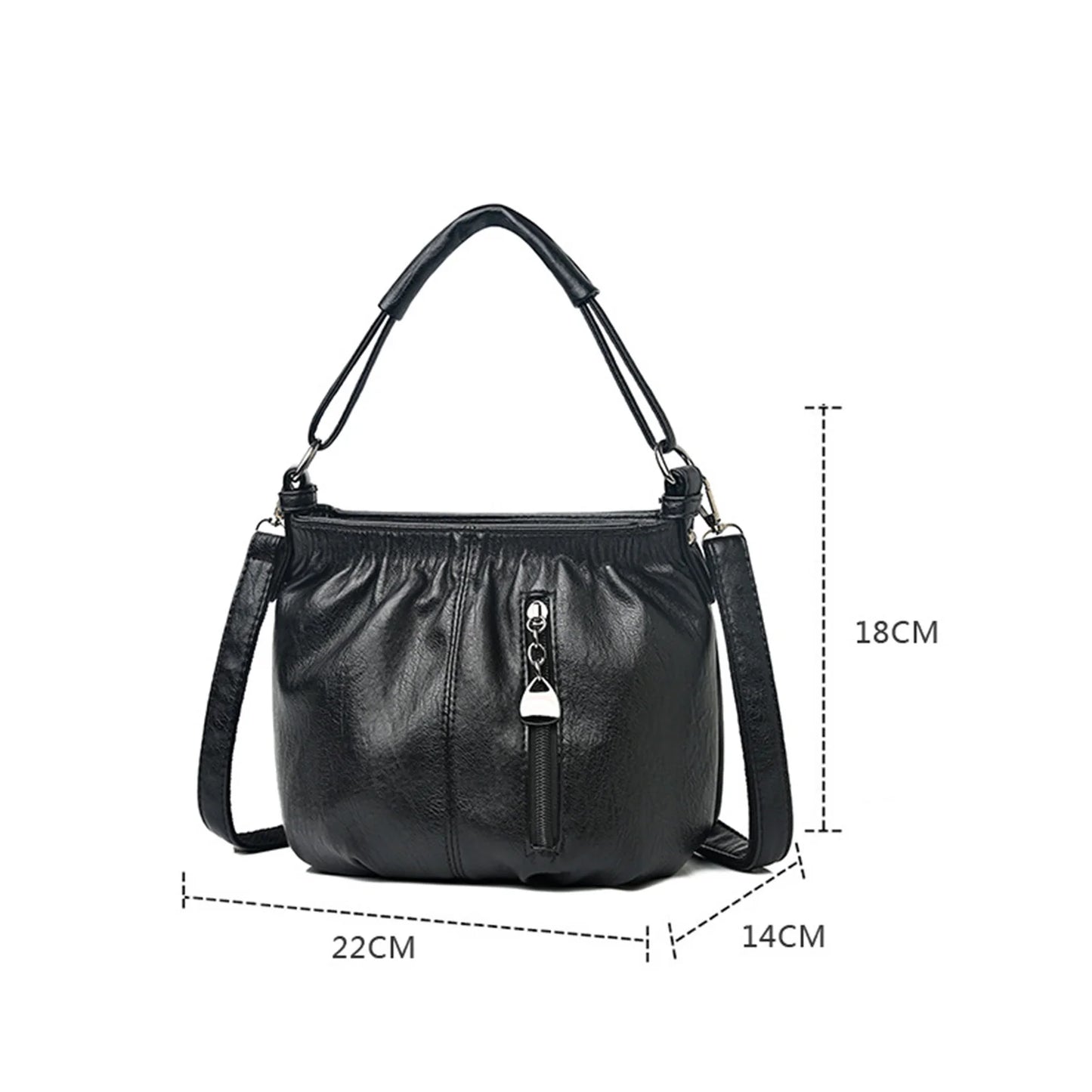 Women's Simple Shoulder Handbags Versatile Crossbody Bag with Portable Top Handle for Casual and Work Use Peaceful Pleasures Health and Wellness