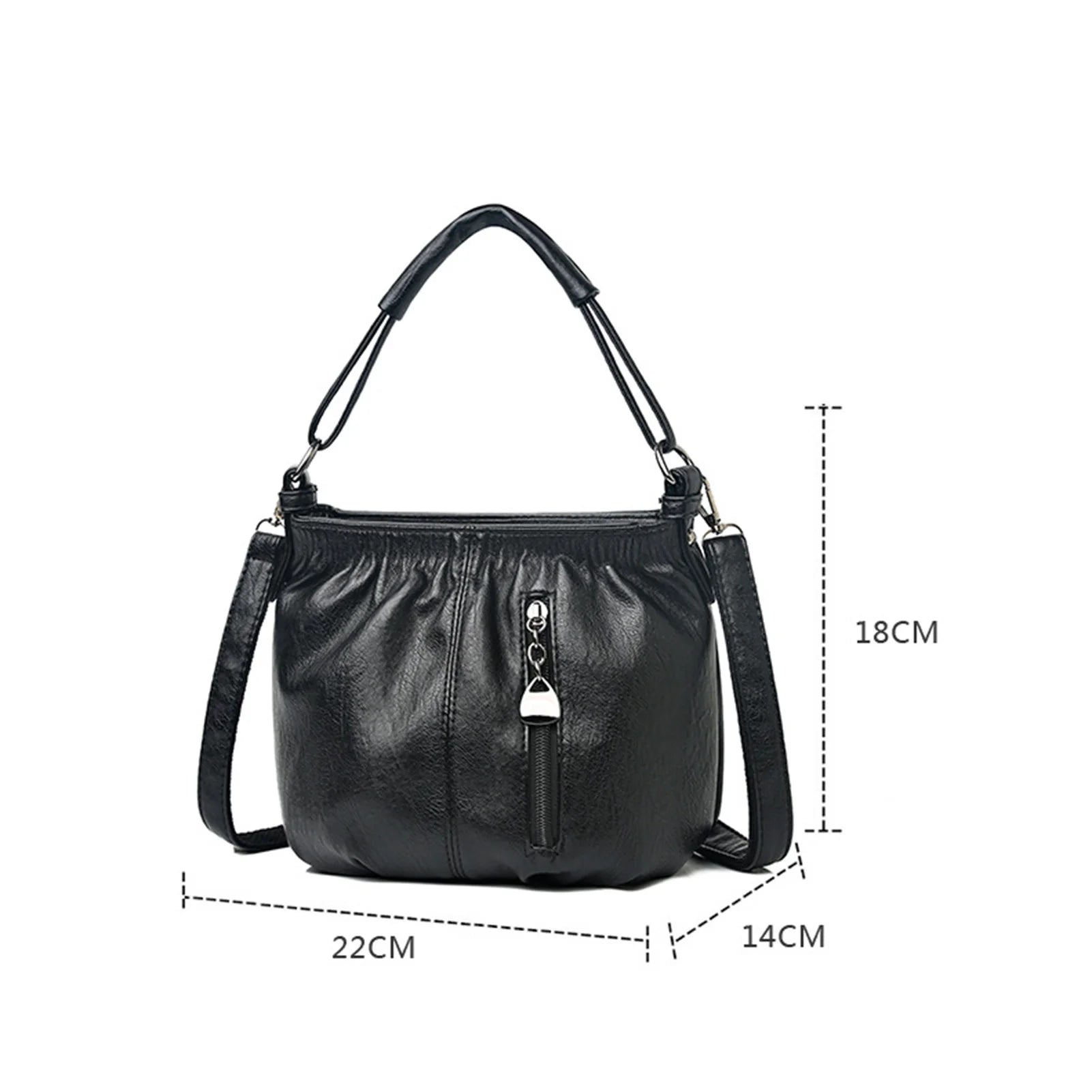 Women's Simple Shoulder Handbags Versatile Crossbody Bag with Portable Top Handle for Casual and Work Use Peaceful Pleasures Health and Wellness