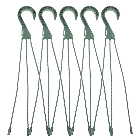 5Pcs Hanging Basket Chains Sturdy Circle Planter Hangers for Plant Pots Lanterns Bird Feeders Indoor Outdoor Plant Hanging Chain Peaceful Pleasures Health and Wellness Default Title