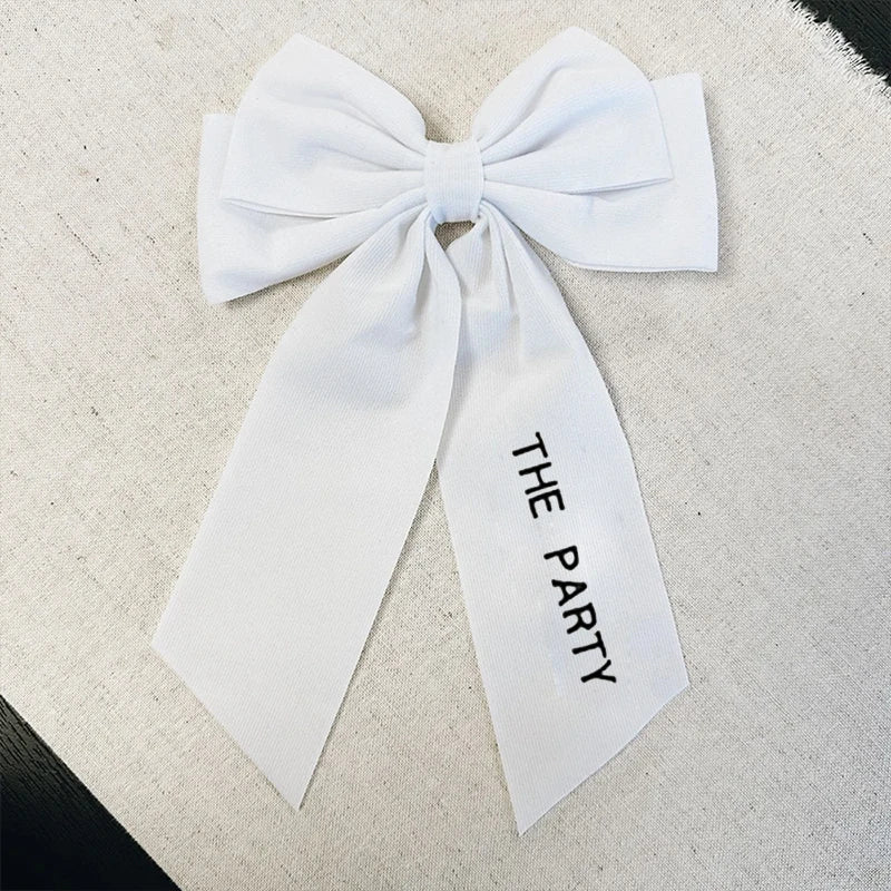 5-Piece Wife of the Party Hair Bow Set | Bridal Bachelorette