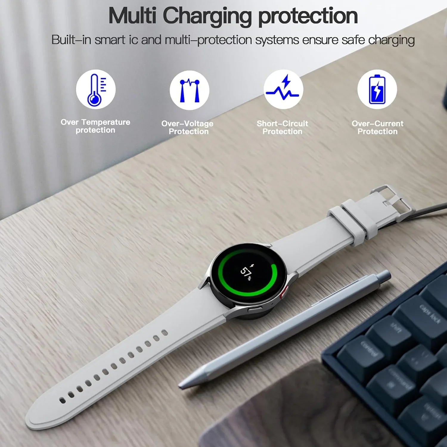 Magnetic Charger for Samsung Galaxy Watch 7 Ultra FE 6 5 Pro Fast Charging USB C For Samsung Watch 4 3 2 1 Universal Charging Peaceful Pleasures Health and Wellness