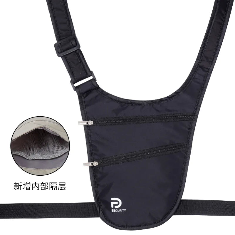 Travel Anti-Theft Hidden Waist Bag – Passport & Phone