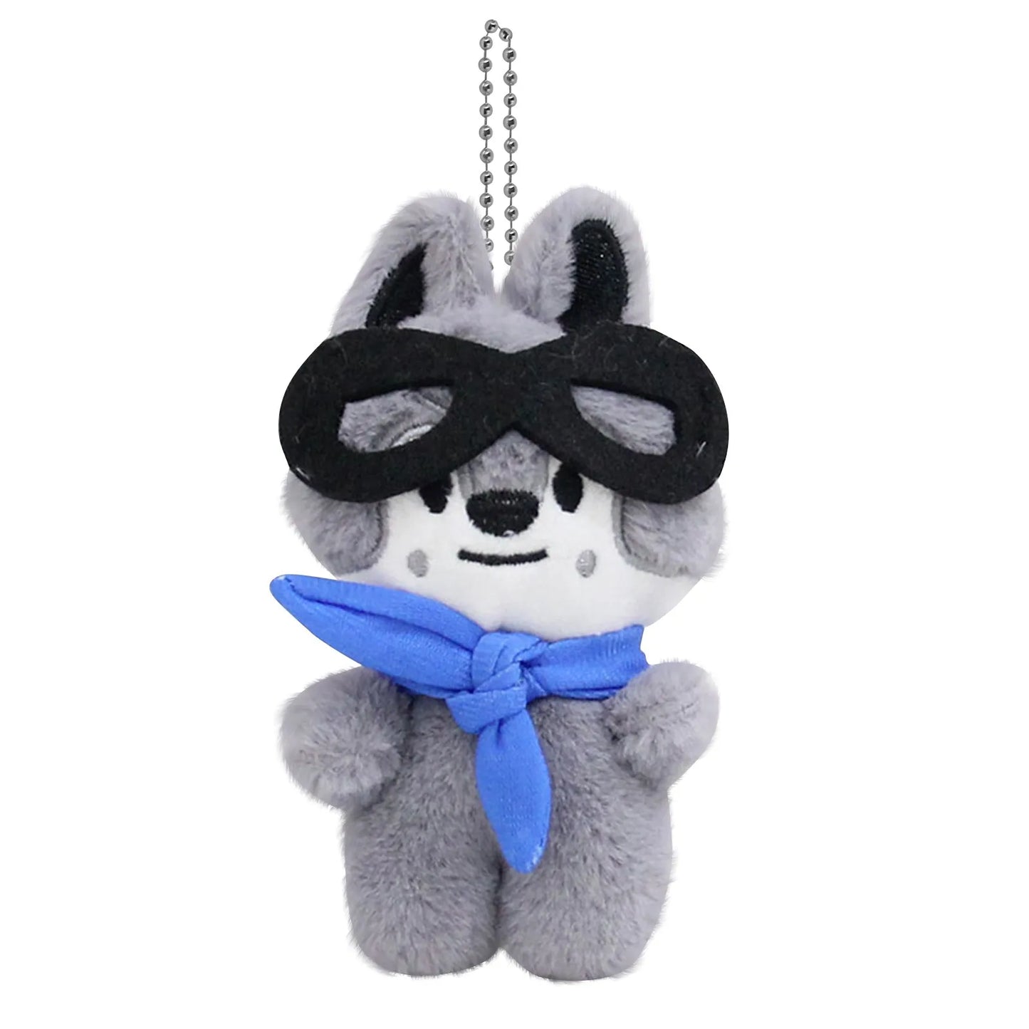 Cute Animal Plush Keychains – Rabbit, Husky & Chicken 6-Pack