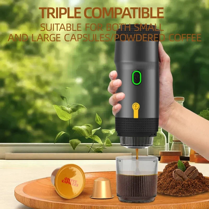 URGGU Portable Automatic Espresso Capsule Coffee Machine